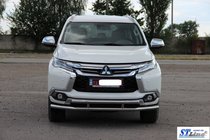 Mitsubishi Pajero Sport 2015– RVS voorbescherming ST016 foto 3