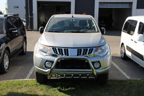 Mitsubishi L200 2015–2024 Bullbar WT003 (RVS) foto 2