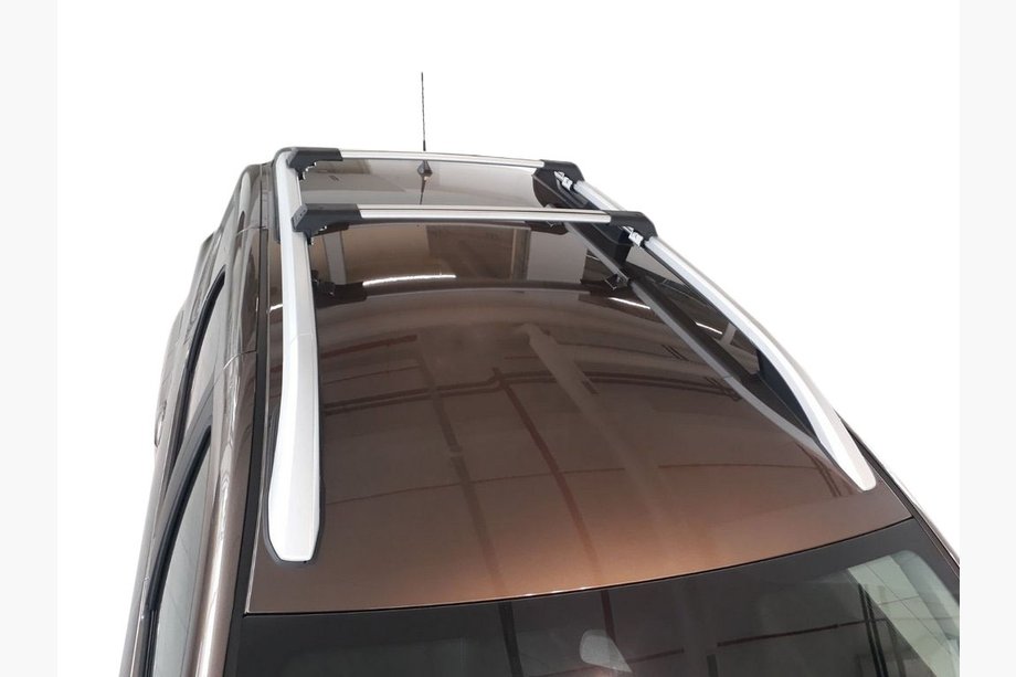 Dacia Duster 2018–2024 Dwarsdragers voor dakrails zonder slot (2 stuks) Zwart Image