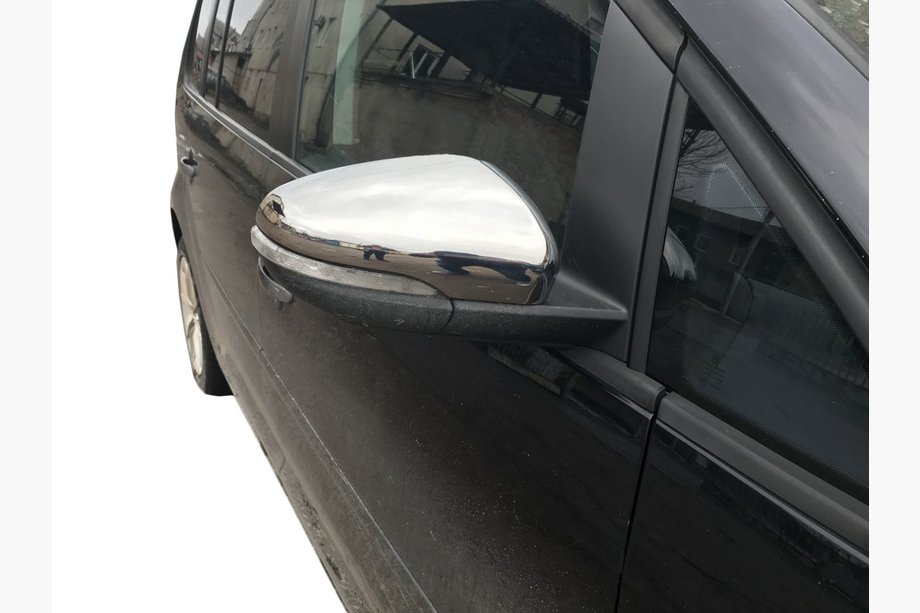 Volkswagen Touran 2010–2015 Spiegelkappen (2 stuks, RVS) Image
