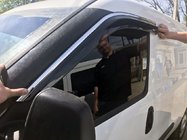 Opel Combo 2012–2018 Raamwindschermen met chromen sierlijst (set van 4, Niken) foto 3