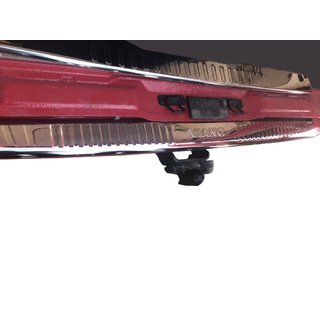 RVS achterbumperbeschermer met omgezette rand (Omsa) Mercedes Viano 2004–2014 foto 1