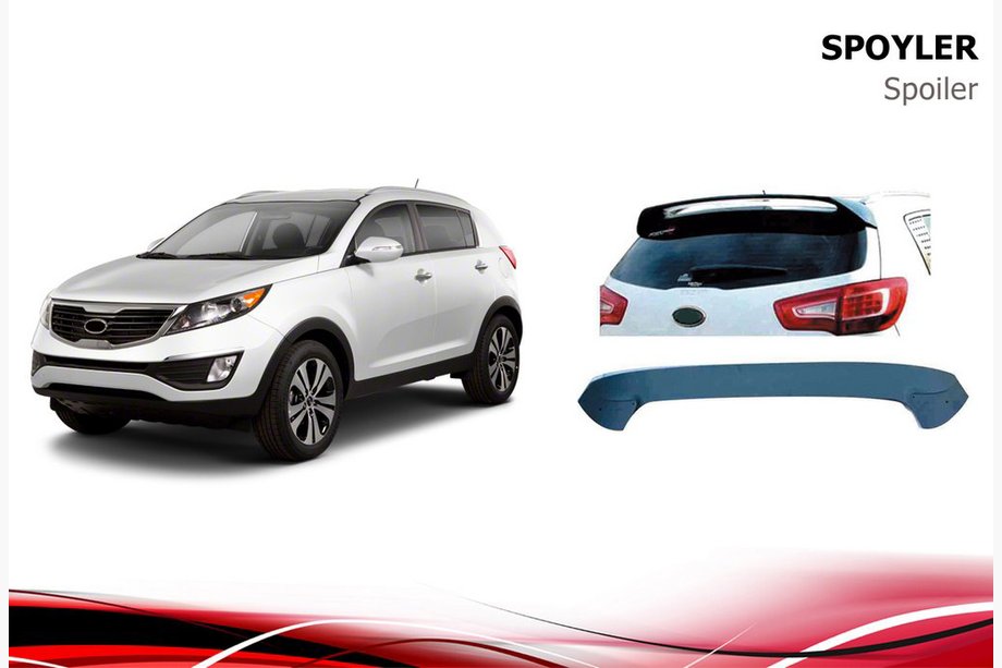 Kia Sportage 2010–2015 Niken spoiler (spuitklaar) Image
