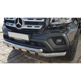 Gronder voorste bullbar (RVS, 70 mm)