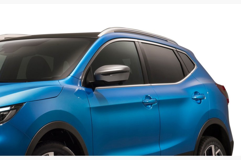 Nissan X-trail T32/Rogue 2014–2021 Spiegelkappen mat grijs (set van 2, kunststof) Image