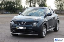Nissan Juke 2010–2019 RVS frontbescherming ST008-2 foto 2