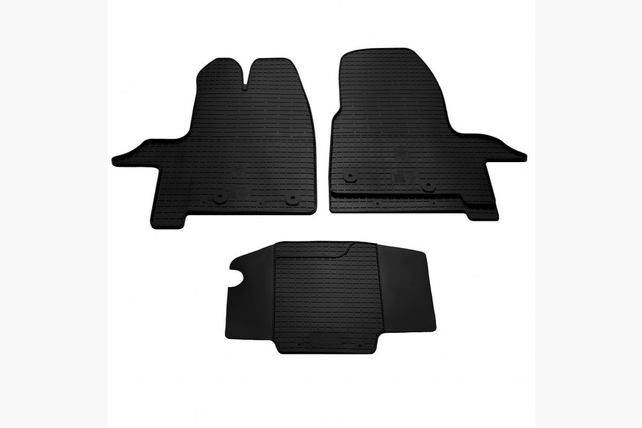 Ford Custom 2013–2022 Rubberen automatten (3 stuks, Stingray Premium) Image