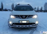 Nissan Murano 2008–2014 Voorbeschermbeugel ST015 (RVS) foto 3