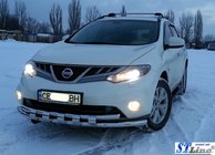 Nissan Murano 2008–2014 Voorbeschermbeugel ST015 (RVS) foto 4