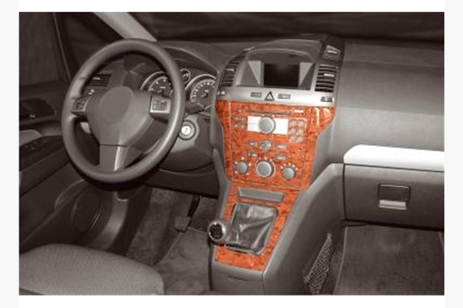 Opel Zafira B 2005–2011 Interieur sierlijsten Carbonlook Foto 5