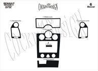 Renault Megane II 2004–2009 Dashboard sierlijsten set 6-delig (Meric, Turkije) foto 3