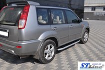 Nissan X-trail T30 2002–2007 Zijsteps King (2 stuks, aluminium) foto 2