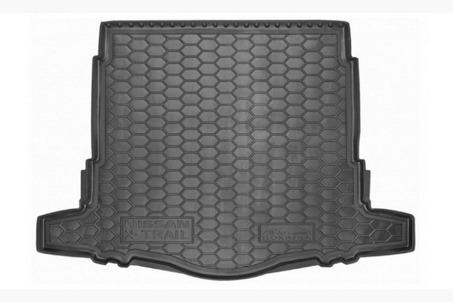 Nissan X-trail T32/Rogue 2014–2021 Kofferbakmat 2017+ met thuiskomer (Autogumm, rubber) Image