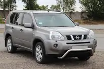 Nissan X-trail T31 2007–2014 Voorbescherming WT007 (RVS) foto 3