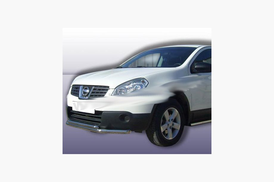 Nissan Qashqai 2010–2014 Voorste dubbele beugel ST014 (RVS) 60/42 mm Foto 3