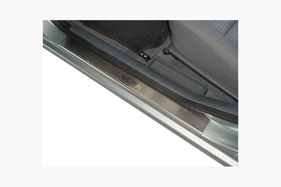 Nissan Almera B10 Classic 2006–2012 Nataniko RVS dorpellijsten (set van 4) Premium - 3M tape, 0,8 mm Image