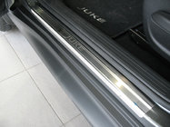 Nissan Juke 2010–2019 Nataniko RVS dorpellijsten (set van 4) Standaard - Lohmann tape, 0,5 mm foto 1