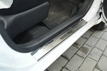 Nissan Micra K13 2011–2016 Nathanika premium instaplijsten (4 stuks, RVS) foto 1