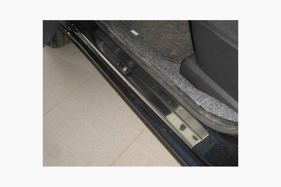 Nissan Note 2004–2012 Nataniko RVS dorpellijsten (set van 4) Premium - 3M tape, 0,8 mm Image