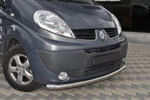 Nissan Primastar 2002–2014 Frontbescherming ST008 (RVS) foto 1