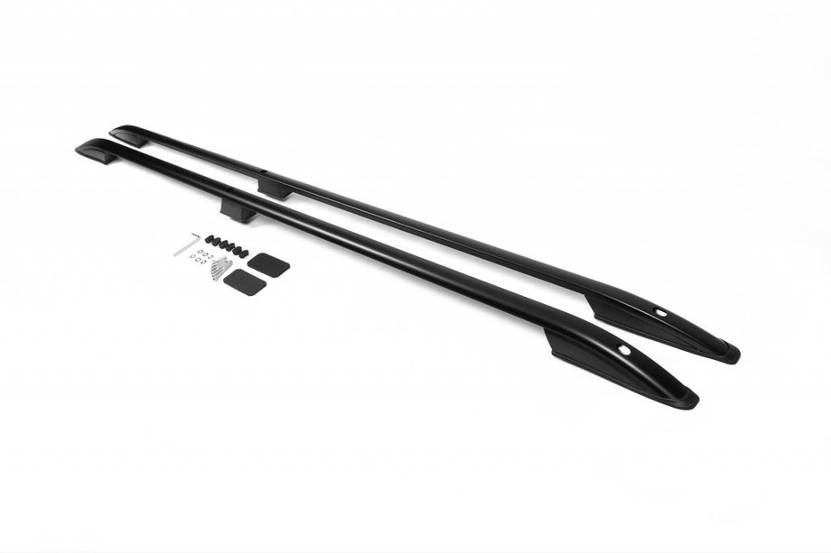 Ford Custom 2013–2022 Dakrails Skyport (2 stuks, zwart) Lange wielbasis Foto 2