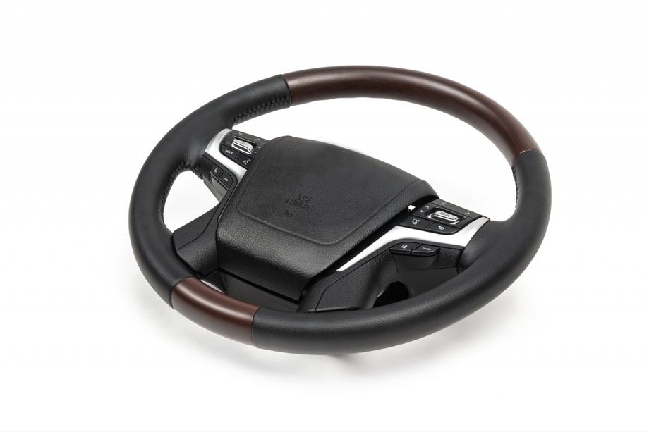 Toyota Land Cruiser 200 2007–2021 Stuurwiel compleet (donker hout) Image