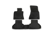 BMW X6 F16 2014–2019 Rubberen vloermattenset voor interieur (4 stuks, Novline) foto 1