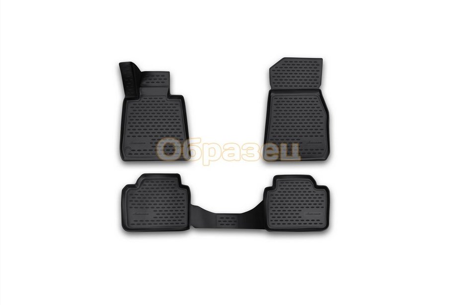 Chevrolet Trax 2012–2023 3D rubberen automatten voor interieur (4 stuks, Novline) Image
