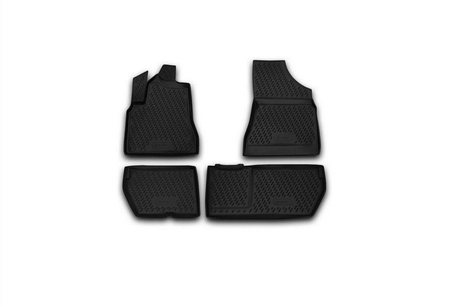 Citroen Berlingo 2008–2018 Rubberen vloermattenset voor interieur (4 stuks, Novline) Image