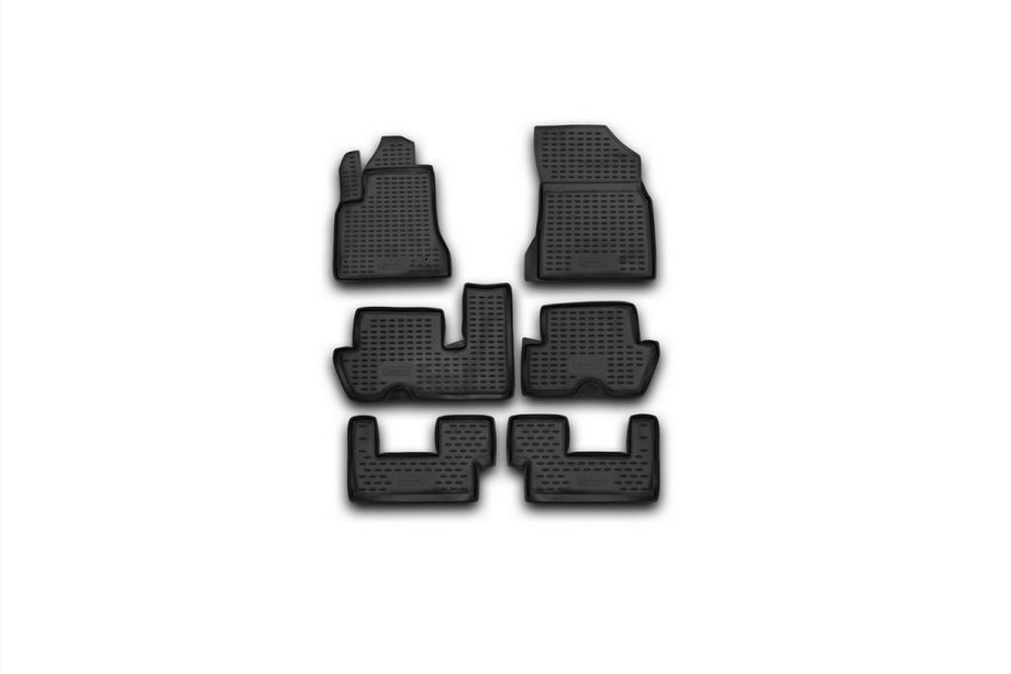 Citroen C-4 Picasso 2006–2013 Rubberen vloermatten voor het interieur (4 stuks, Novline) Variant 1 Image