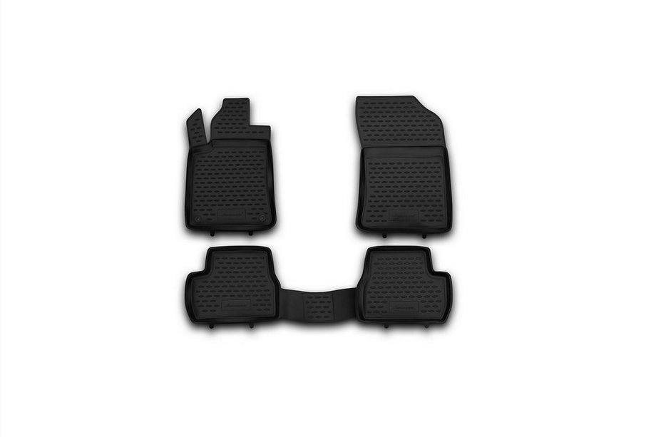 Citroen C-1 2005–2014 (2010↗) Rubberen vloermatten voor het interieur (4 stuks, Novline) Image