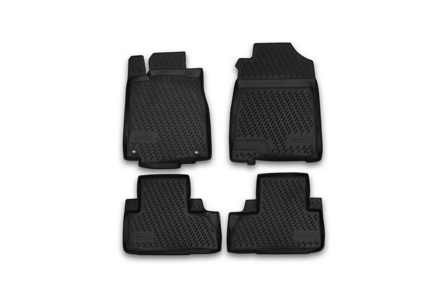 Honda CRV 2012–2016 Rubberen vloermattenset voor interieur (4 stuks, Novline) Image