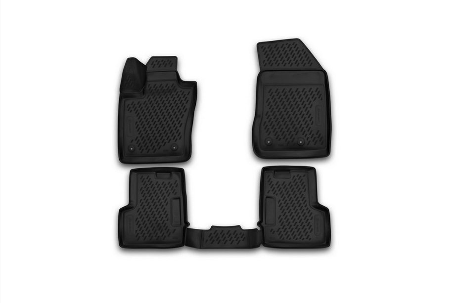 Jeep Renegade 2014– (2015↗) 3D rubberen automatten voor het interieur (4 stuks, Novline) Image