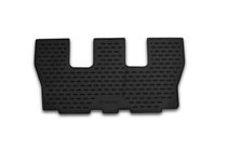 Kia Sorento III UM 2014–2020 Rubberen vloermat voor interieur (3e rij) (Novline) foto 1