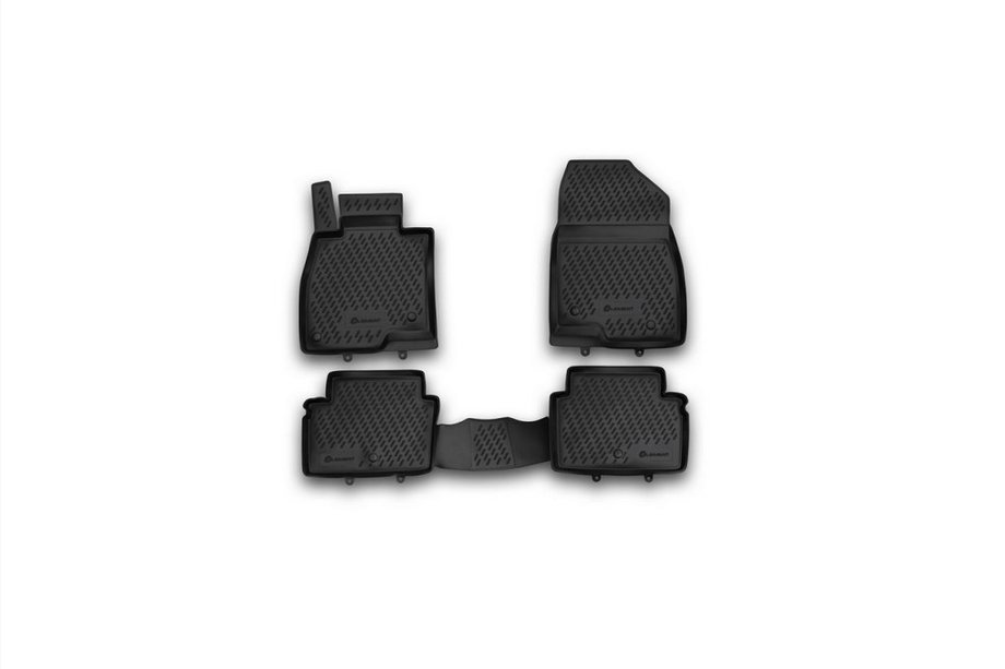 Mazda 6 2012–2024 Rubberen vloermattenset voor interieur (4 stuks, Novline) SW Image