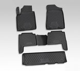 Nissan Patrol Y62 2010–2024 Rubberen vloermatten voor interieur (5 stuks, Novline) foto 1