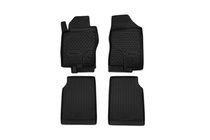 Nissan Navara 2006–2015 (2010-2015) Rubber automatten voor interieur (4 stuks, Novline) foto 1