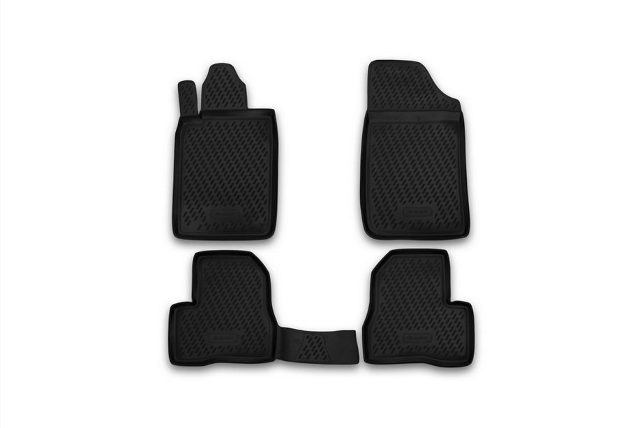 Peugeot 206 1998–2024 Rubberen vloermattenset voor interieur (4 stuks, Novline) Image