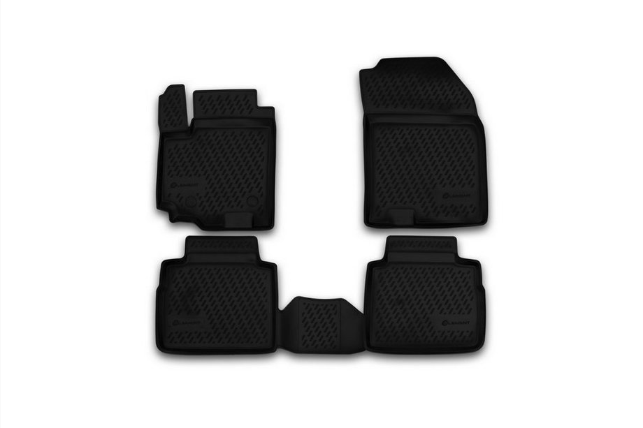 Suzuki SX4 S-Cross 2013–2016 Rubberen vloermattenset voor interieur (4 stuks, Novline) Image