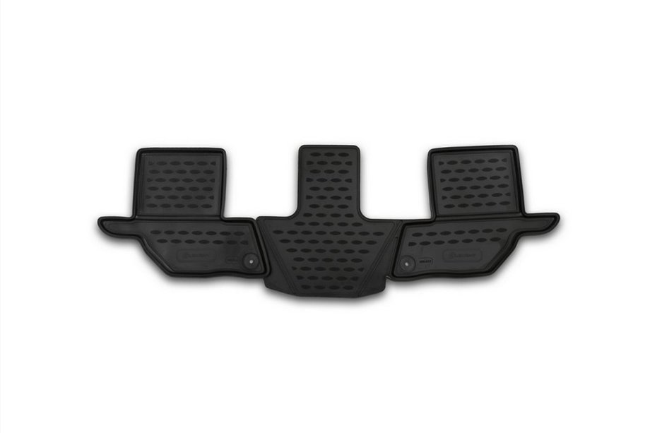 Volvo XC90 2015– Rubberen vloermatten voor het interieur (3e rij) (2 stuks, Novline) Image