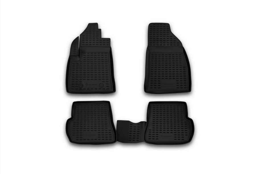 Ford Fiesta 2002–2008 Rubberen vloermatten voor het interieur (4 stuks, Novline) Variant 2 Image