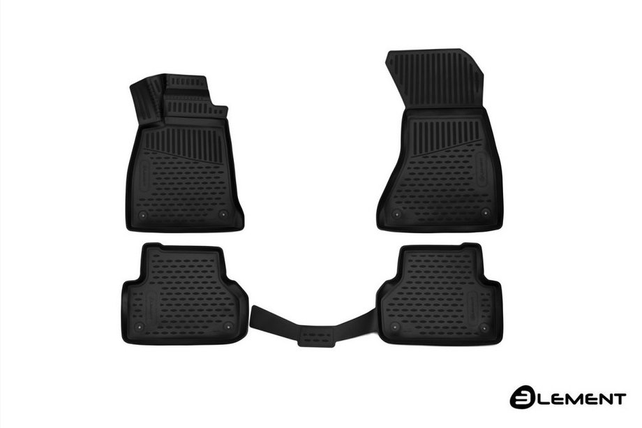 Audi A5 2016–2025 3D rubber automatten voor interieur (set van 4, Novline) 4WD (Europa) Image