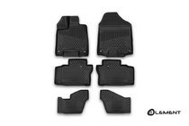 Honda Pilot 2015–2022 3D rubberen vloermatten voor interieur (6 stuks, Novline) foto 1