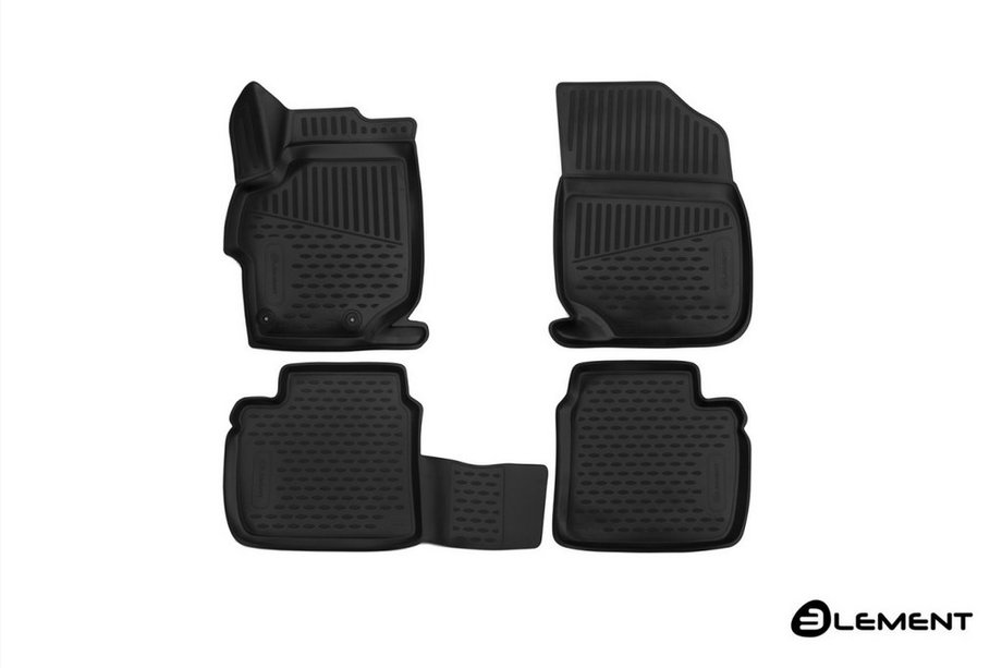 Peugeot 301 2012– 3D rubberen automatten voor interieur (4 stuks, Novline) Image