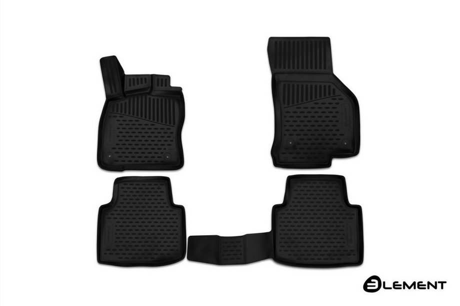 Skoda Superb 2015–2024 3D rubberen automatten voor interieur (4 stuks, Novline) Image