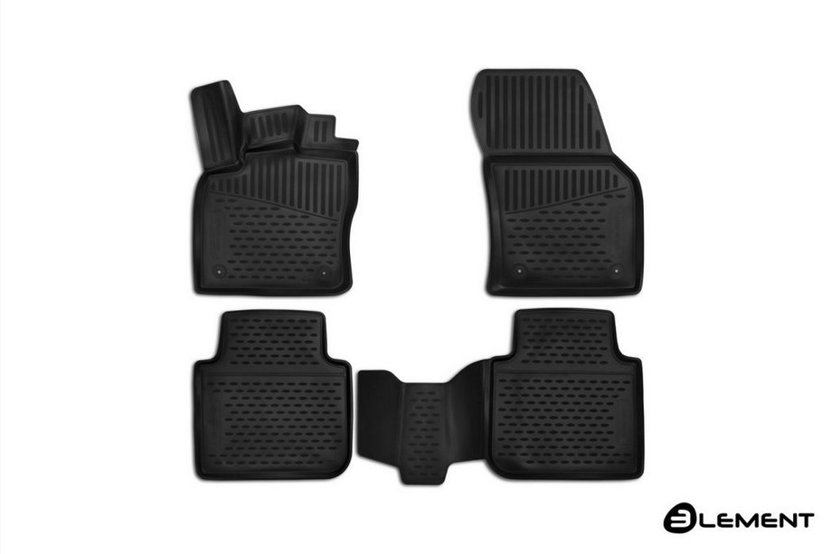 Skoda Kodiaq 2016–2023 3D rubberen automatten voor interieur (4 stuks, Novline) Image
