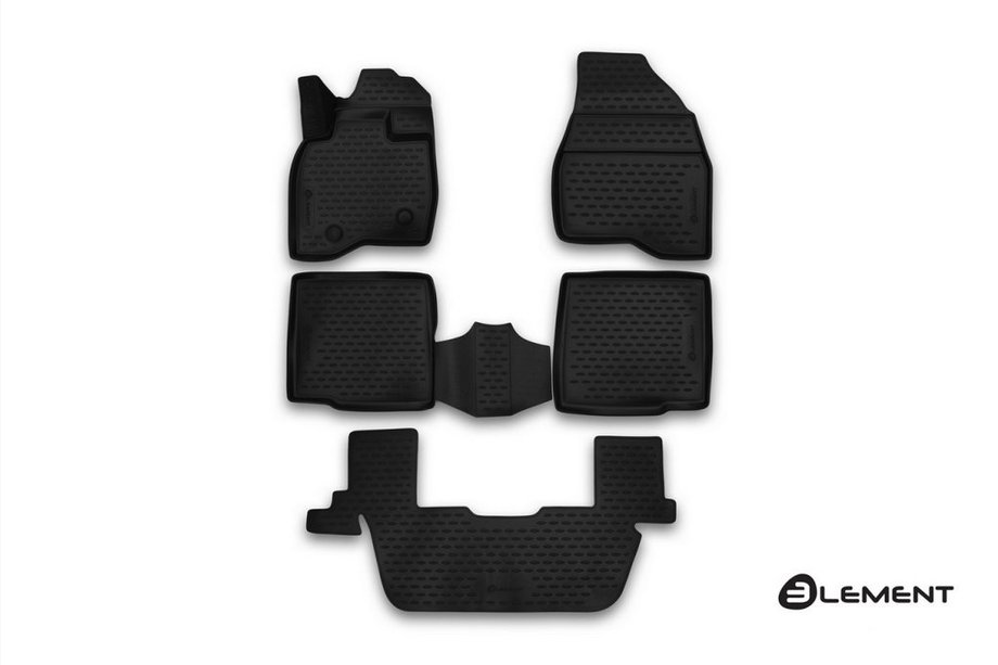 Ford Explorer 2011–2019 Rubberen 3D vloermatten voor interieur (5-delig, Novline) Variant 2 Image