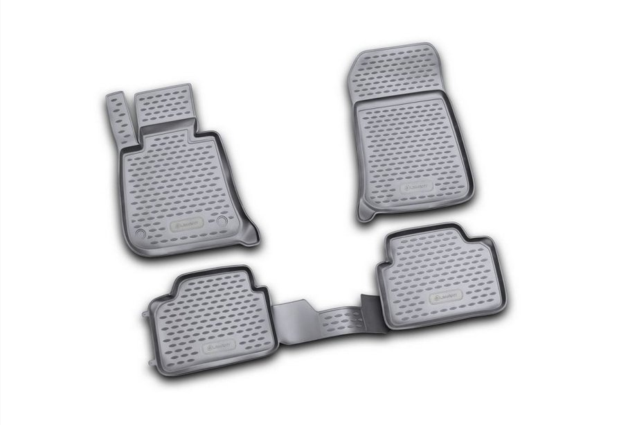 BMW 3-serie E90/E91 2005–2011 Rubberen vloermatten voor interieur (4 stuks, Novline, E91) Foto 1
