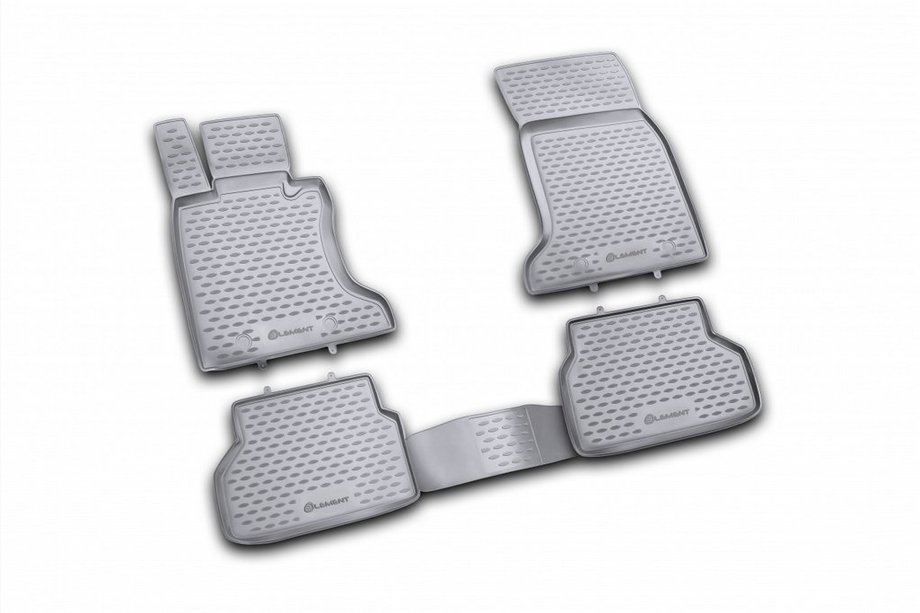 BMW 5 Serie E60/E61 2003–2010 Rubberen vloermatten voor het interieur (4 stuks, Novline) Variant 2 Image
