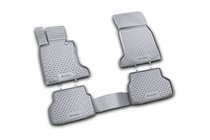 BMW 5 Serie E60/E61 2003–2010 Rubberen vloermatten voor het interieur (4 stuks, Novline) Variant 2 foto 1